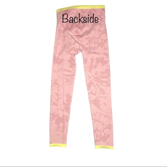 Free People Think Twice Leggings High Rise PINK New XS S - Picture 9 of 15